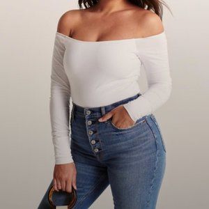 Abercrombie & Fitch Long Sleeve Bodysuit S